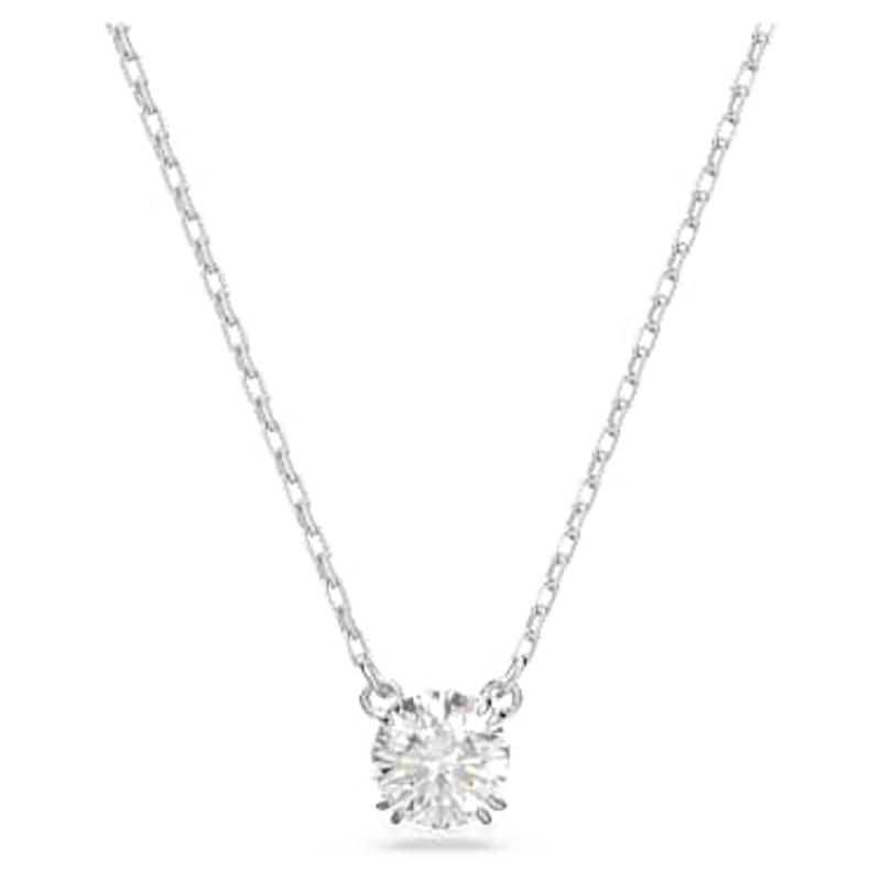 Swarovski女项链时尚简约百搭精致钻石吊坠可调节长度优雅轻奢饰品