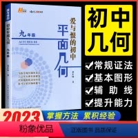 平面几何 九年级 初中通用 [正版]2023版爱与恨的初中平面几何七八九年级数学培优新方法奥数思维拓展拔尖特训数学竞赛初