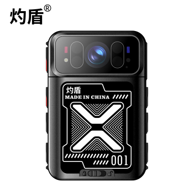 灼盾DSJ-F7 4G北斗定位高清工作记录仪 黑色 16G