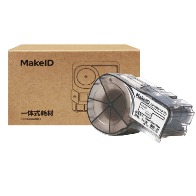 Makeid ZLM-VCMQS-02F(HL) 一体式耗材色带 25mm*9m 1 盒 白