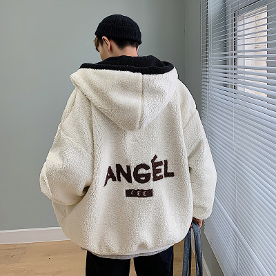 NEWLAKE普地亚男装连帽羔毛棉衣男2020冬季保暖加厚棉袄大码外套潮服棉衣