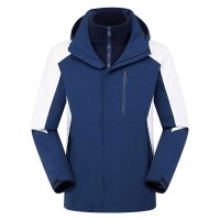 燕舞 YW21WG09CFY2188B 防寒服 男女士冲锋衣 XXS-4XL(单位:件)藏青色 定制品30天发货