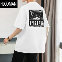 HLCOMAN260gt恤男短袖2025新款夏季半袖Oversize美式体恤衫