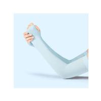 运动男女冰丝袖套防晒袖套户外骑行夏季防晒纯色护袖手套