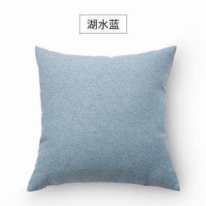 家柏饰(CORATED)简约北欧抱枕靠垫沙发腰垫办公室腰靠枕床头靠背垫仿亚麻抱枕套