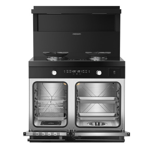 [2025新品]美大(MEIDA)蒸烤分腔集成灶X70-MAX(970XZZK) 变频自清洁 侧吸下排 烟灶套装 液化气