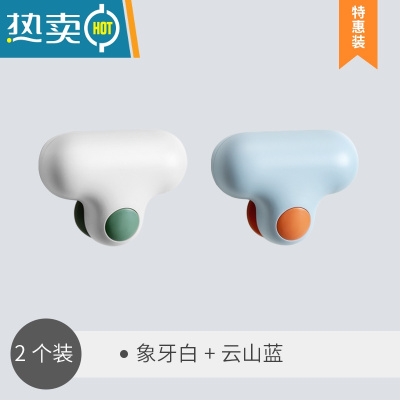 敬平擦玻璃器家用卫生间硅胶擦镜子专用清洁工具清洗刷擦窗户刮水器 [特惠2个装]白+蓝