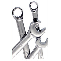 钢盾(SHEFFIELD) S017100 9件套公制精抛光两用长扳手组套[家用]