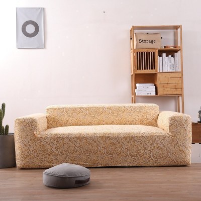 沙发套罩全包萬能套弹力通用型防滑懒人沙发罩皮沙发垫巾全盖 金玉满堂 S号[一般适合90-140cm](尺寸可以咨询客服)