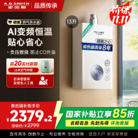 AO史密斯13升燃气热水器佳尼特 不锈钢换热器8年包换 精控恒温 抗风防冻JSQ26-TC1