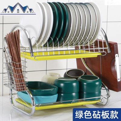 晾沥水架刀架碗架放用具碟盘厨房收纳盒用品置物架碗筷碗柜家用 三维工匠