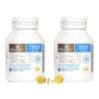 Bio island佰澳朗德 婴幼儿深海鳕鱼肝油90粒*2瓶 儿童宝宝补脑护眼