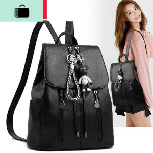 女包双肩包女韩版书包时尚2020新款简约潮包袋旅行包潮防盗背包女NEW LAKE