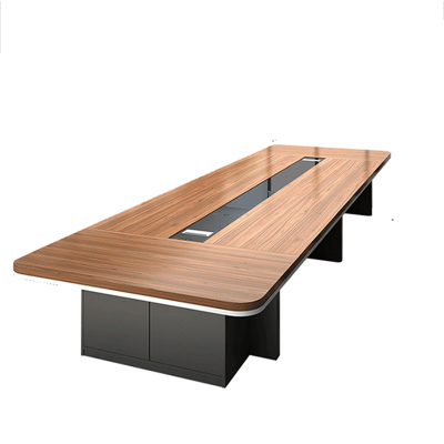 慧采云 办公家具板式大型会议桌长桌办公室桌简约现代洽谈培训接待桌 1200*1700*750mm