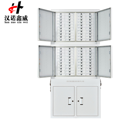 汉诺鑫威龙手机信号考场会议室专用手机柜电子产品存放柜寄存柜带锁组合款80格300*776*1726