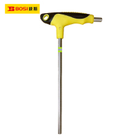 波斯(BOSI) 荧光系列双色柄T型平头内六角 8mm 支