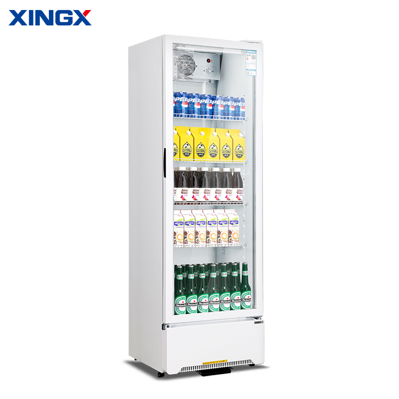 星星(XINGX)LSC-360FP商用展示柜一级能效侧开门立式展示啤酒饮料柜冷藏柜冰柜水果蔬菜保鲜柜单门超市展示柜