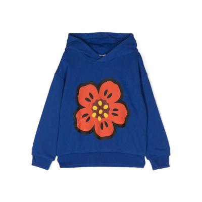 高田贤三(Kenzo)经典兜帽棉质舒适男孩贴花连帽运动卫衣