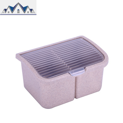 厨房用品调料盒家用多格佐料收纳盒调味盒盐味精糖罐调味罐子套装 三维工匠