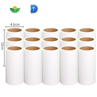 三维工匠家居粘尘纸可撕式粘毛滚筒滚子粘毛器除尘纸替换装内芯每卷60