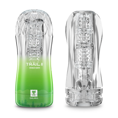 GALAKU彩虹TRAIL绿色飞机杯成人情趣男性用品男用阴臀倒模玩具男人用处女生夹吸自慰器逼真动漫名器飞机蛋系列器具苏