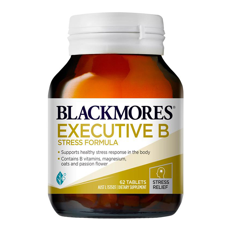 澳洲澳佳宝(BLACKMORES)复合维生素B族解压营养片62粒/瓶装 澳洲进口VB 适合压力党精神紧张人群
