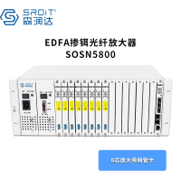 森润达(SRDIT)EDFA光纤放大器SOSN5800支持8路放大含网管卡双电源
