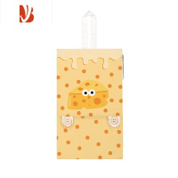 三维工匠盒卡通可爱家用厕所卫生间挂式免打孔纸巾盒AC 惊讶芝士-大号(推荐)