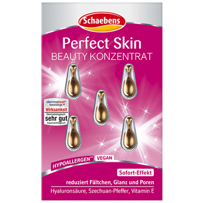 细致毛孔-Schaebens雪本诗收缩毛孔肌肤精华素胶囊5粒5ml抗皱保湿滋润营养任何肤质通用