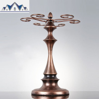 红酒杯挂杯架家用创意古铜红酒架摆件倒挂欧式酒架酒具 三维工匠收纳层架