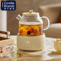 康宁WORLD KITCHEN养生壶全玻璃恒温壶煮茶壶煮茶器1L办公室家用花茶壶烧水壶电热水壶煮水壶(茶漏款)