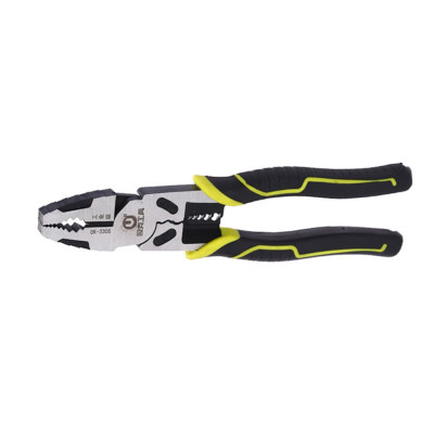 欧克(Ouke)剥线式钢丝钳手动省力钢丝钳9英寸225mm多功能剥线钢丝钳多用钳子(OK-3305)