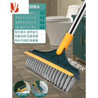 三维工匠卫生间浴室地缝刷无死角洗墙清洁器长柄硬毛厕所刷地刷子