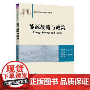 正版新书 能源战略与政策 崔树银 汪昕杰 谈淑娟 崔璨 清华大学出版社 能源 战略 政策