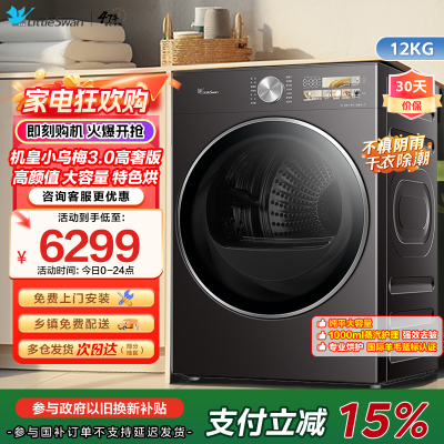 小天鹅(Little Swan)小乌梅3.0高奢版高颜值大容量专业烘护1000ml蒸汽护理强效去皱TH12VE40PRO