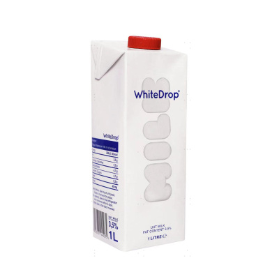 2件装|whitedrop3.5%全脂牛奶1L*12盒