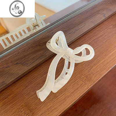 JiMiins网红蝴蝶结抓夹发夹女后脑勺洗澡发卡头发夹子头饰大号鲨鱼夹