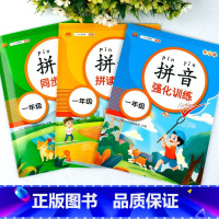 基础+同步+强化+看拼音下册 幼小衔接 [正版]一年级拼音拼读拼音强化训练人教版看拼音写词语拼音专项练习神器