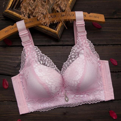 新款内衣女聚拢小胸加厚上托性感胸罩收副乳调整型休闲无钢圈