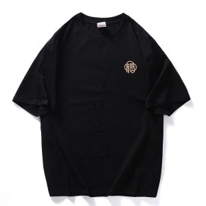 鑫捷登 情侣款230克纯棉印花系列短袖T恤LWKS-T2330