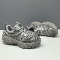 男生厚底透气增高鞋百搭男款潮鞋欧洲站男鞋男士老爹鞋透气休闲鞋