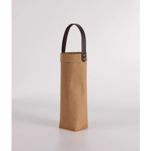 高档红酒手提袋双支装文艺洋酒袋2支水洗牛皮纸红酒盒礼品袋3759Z