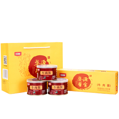 150gX9罐婺源酱宝花园畈牛肉酱拌面下饭拌饭酱牛肉酱依点味同款均码