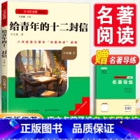 [赠名著导练]给青年的十二封信 [正版]钢铁是怎样炼成的和经典常谈朱自清原著八年级下册课外书阅读名著必完整版人教版老师给