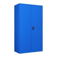 臻远ZY-GJGB-008重型工具柜车间重型储物柜铁皮柜 通门内二抽带挂板 蓝色