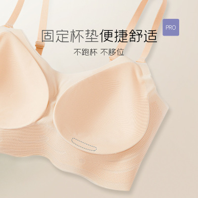 [PLUS]速干冰丝轻薄软支撑无痕内衣收副乳小胸聚拢无钢圈文胸罩