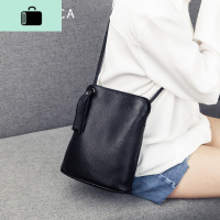 手机包女斜挎迷你小包水桶包夏天时尚百搭软皮包竖型小挎包NEW LAKE女斜挎包