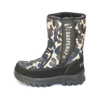 Ideamini冬季男靴中筒棉鞋男雪地靴加厚保暖男鞋防滑防水棉靴哈尔滨保暖靴靴子