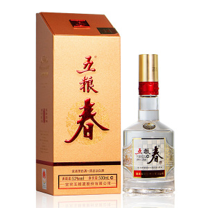 五粮液 五粮春二代52度500ml*6瓶 一箱 浓香型白酒