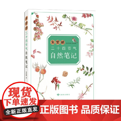 朱爱朝二十四节气自然笔记 7-10岁 朱爱朝 著 儿童文学